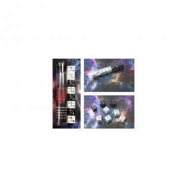 Kraken Wargames Dice - Positive/Negative D6 Dice 16 mm (8 Dice in Tube)