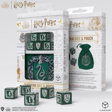 Set De D6 + Sac À Dés Harry Potter Griffondor
