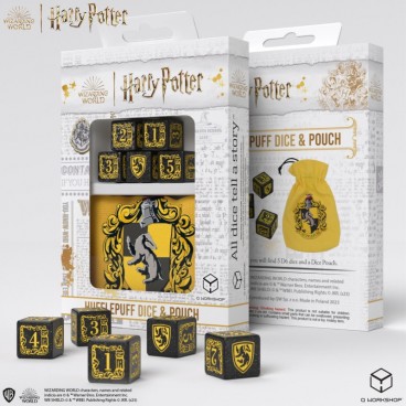 Set De D6 + Sac À Dés Harry Potter Griffondor