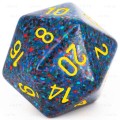 CHESSEX - D20 JUMBO 34 mm - GRANITE Twilight