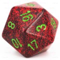 CHESSEX - D20 JUMBO 34 mm - GRANITE Strawberry