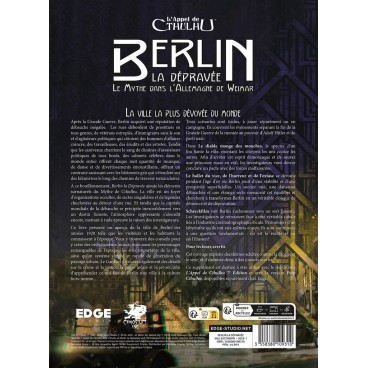 L'Appel de Cthulhu : Berlin La Dépravée