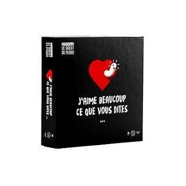 J'aime beaucoup ce que vous dites