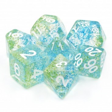 Set de 7 dés – Blue Danube