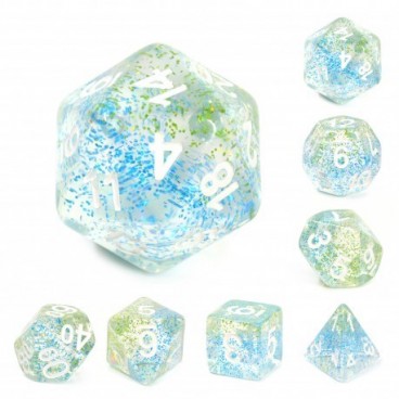 Set de 7 dés – Blue Danube