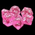 Set de 7 dés - Magenta Gems