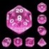 Set de 7 dés - Magenta Gems