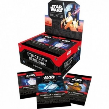 SW Unlimited: Étincelle de Rébellion Display 24 Boosters EN