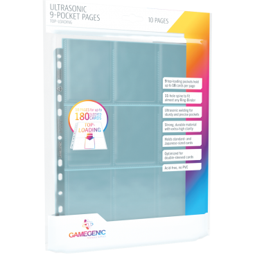 GG : 10 Pages 9 Pocket Ultrasonic Topload.