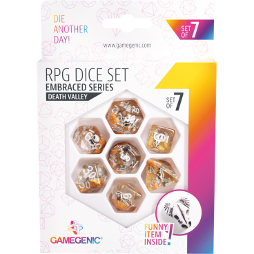 Set de 7 Dés - Embraced Series - Green Skull