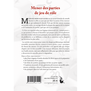Mener des parties de jeu de Rôle