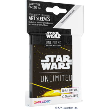 Gg : Sw Unlimited Art Sleeves : Card Back Yellow