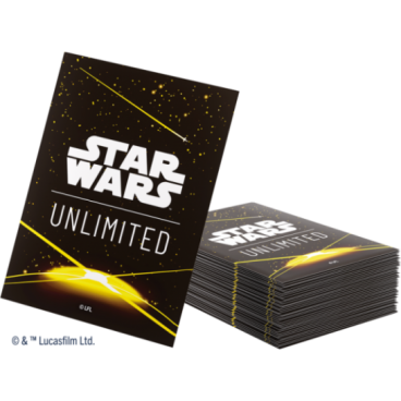 Gg : Sw Unlimited Art Sleeves : Card Back Yellow