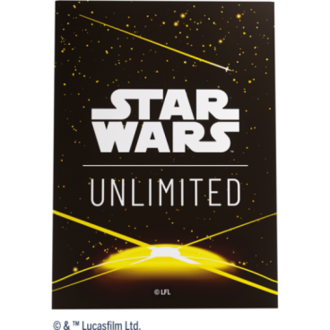 Gg : Sw Unlimited Art Sleeves : Card Back Yellow