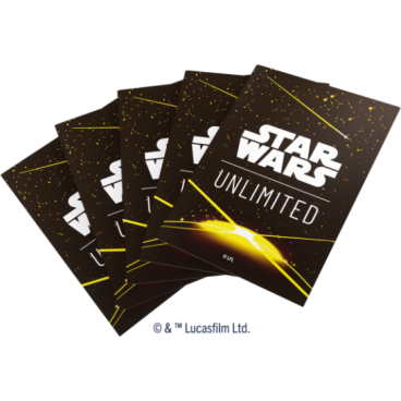 Gg : Sw Unlimited Art Sleeves : Card Back Yellow