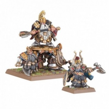 Dwarf/M/H: Seigneurs Nains avec Porteurs de Bouclier / Dwarf Lords With Shieldbearers
