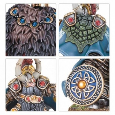 Dwarf/M/H: Seigneurs Nains avec Porteurs de Bouclier / Dwarf Lords With Shieldbearers