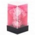 CHESSEX - Set de 7 dés - GHOSTLY GLOW – Rose/Argent
