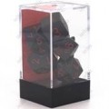 CHESSEX - Set de 7 dés - OPAQUE - Noir/Rouge