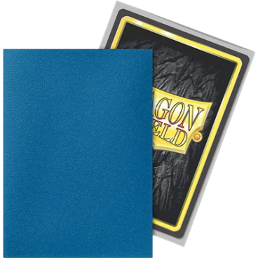 100 Dragon Shield Matte : Blue Silver