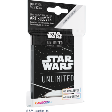 GG : SW Unlimited Art Sleeves : Card Back White