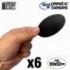 Socles Plastiques Ovale 90x52mm AOS