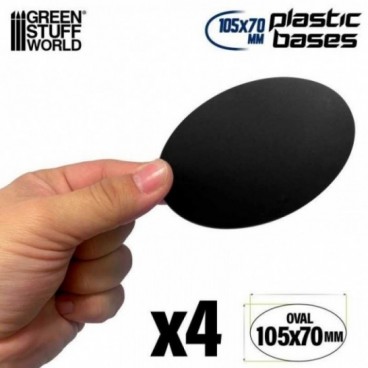 Socles Plastiques Ovale 105x70mm AOS