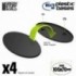 Socles Plastiques Ovale 105x70mm AOS