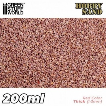 Sable Grossier à Modeler 200ml - Rouge
