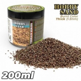 Sable Grossier à Modeler 200ml - Brûlé