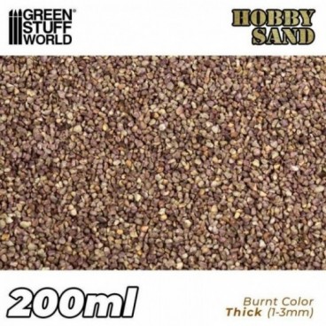 Sable Grossier à Modeler 200ml - Brûlé