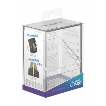 Ultimate Guard Boulder Deck Case 60+ taille standard Transparent