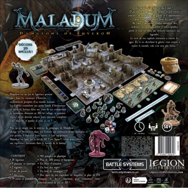 Maladum Dungeons of Enveron - Boîte de base FR