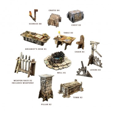 Maladum Dungeons of Enveron - Boîte de base FR