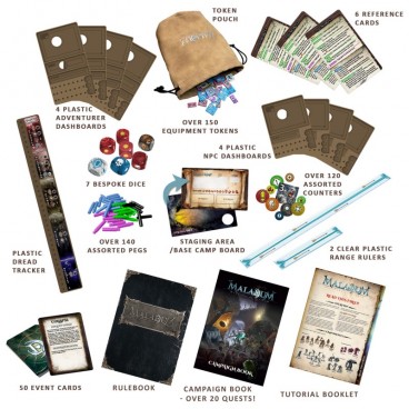 Maladum Dungeons of Enveron - Boîte de base FR
