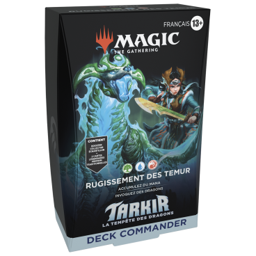 MTG: Tarkir La Tempête des Dragons Commander Decks FR – Rugissement des Temur (Vert/Bleu/Rouge)