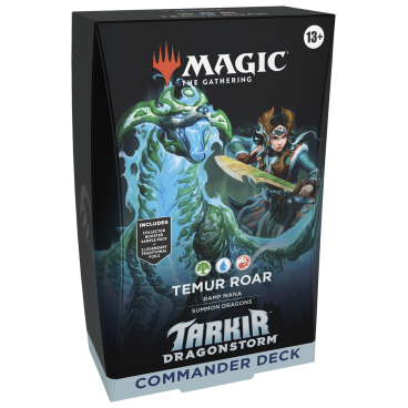 MTG: Tarkir Dragonstorm Commander Decks EN – Temur Roar (Vert/Bleu/Rouge)