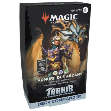 MTG: Tarkir La Tempête des Dragons Commander Decks FR – Armure des Abzans (Blanc/Noir/Vert)