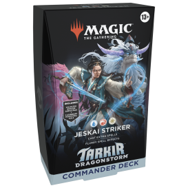 MTG: Tarkir Dragonstorm Commander Decks EN – Jeskai Striker (Bleu/Rouge/Blanc)