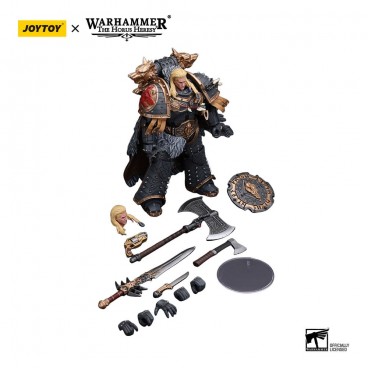 Warhammer The Horus Heresy figurine 1/18 Space Wolves Leman Russ Primarch of the VIth Legion 12 cm