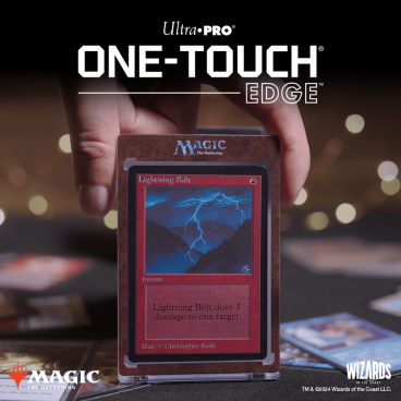 UP - Single 35 Pt ONE-TOUCH Edge - Printed Magnetic Card Holder (Classic) for Magic: The Gathering