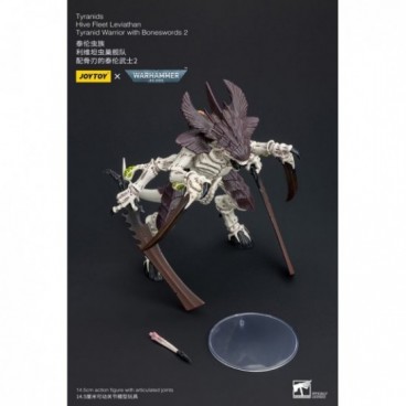 Joy Toy&nbsp;: Warhammer 40k figurine 1/18 Tyranids Hive Fleet Leviathan Tyranid Warrior with Boneswords 2 15 cm