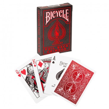 Bicycle Ultimates - MetalLuxe Red Foil Back Cobalt