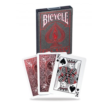 Bicycle Ultimates - MetalLuxe Red Foil Back Cobalt