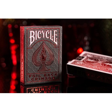 Bicycle Ultimates - MetalLuxe Red Foil Back Cobalt