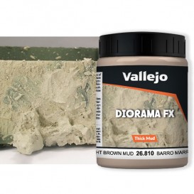 Diorama FX &nbsp;: Light Brown Thick Mud - Boue épai. Brun clair