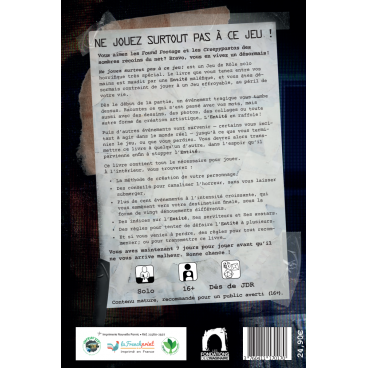 Ne Jouez Surrtout Pas à ce Jeu ! - Jeu de Rôle Solo