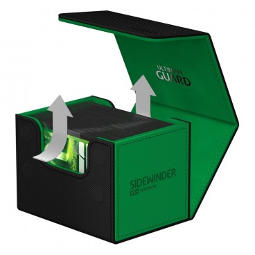 Ultimate Guard Sidewinder 100+ XenoSkin SYNERGY Noir/Vert