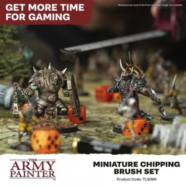 Army Painter - Pinceaux - Miniature Chipping Brush Set