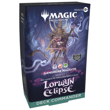 MTG : Lorwyn Eclipsé Commander Decks FR&nbsp;: Gangrène Maudite (noir/rouge/vert)